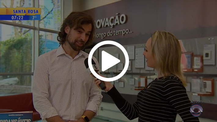 Print do vídeo 3 sobre a entrevista no programa Bom Dia Rio Grande